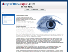 Tablet Screenshot of eyewitnessexpert.com